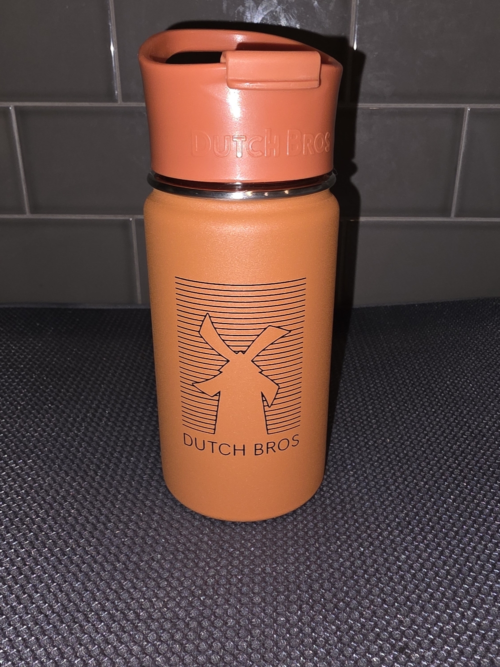 Dutch Bros Orange Insulated Travel Mug - Stainless Steel